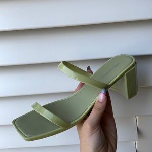 JEFFREY CAMPBELL GREEN HEELS